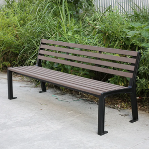 Panchina Commerciale Anti-Vandalo in <span class=keywords><strong>Legno</strong></span> per Esterni, Seduta Urbana per Parchi, Banchina Pubblica in <span class=keywords><strong>Legno</strong></span> Plastico per Giardini e Aree Rive Acquatiche - Product Image 6