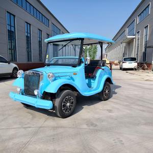 Voiture électrique vintage haut de gamme 8 places, 5 kW, batterie au lithium, certifiée CE, chariot de tourisme de luxe pour sites touristiques - Product Image 1