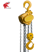 Équipement de levage portable de haute qualité, léger, 250 kg, 500 kg, 1000 kg, palan à chaîne manuel de 2,5 m