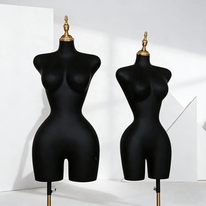 Maniquí de Medio Cuerpo con Cintura Delgada y Busto Completo, Soporte de Exhibición Profesional en Stock, Accesorios de Modelo de Talla Grande para Mujer - Product Image 4