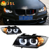 Adapté aux BMW Série 3 E90, ensemble de feux de jour à LED à double optique Angel Eyes, modification (modèles 2005-2012)