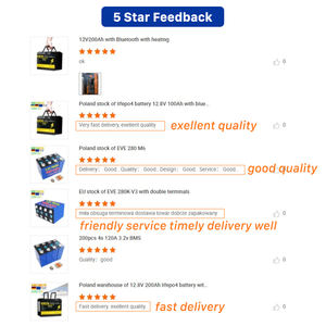 Eu Stock 3.2v 280ah 314ah 105ah LiFePo4 Battery Wide Application High Efficiency Deep 8000+ Cycles Lithium Iron Phosphate - Product Image 5