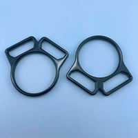 Benutzer definierte Logo Metalls chnalle Metalls chn allen Ringe Strass verbinder für Kleidungs stück Accessoires dekorativ