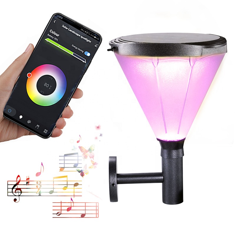 Energy Saving IP55 Waterproof Monocrystalline Silicon 5V 5W garden wall light solar wall garden light