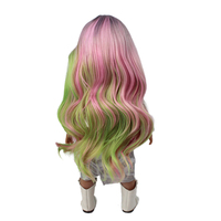Perruques de poupée en fibre synthétique, perruques bouclées à grande ondulation française, accessoires pour BJD de 13 1618 pouces
