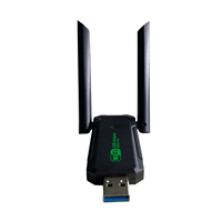Dongal wifi Dual Band AC1200 dongle, kartu wifi 1200Mbps USB adaptor WiFi kartu jaringan untuk PC tidak perlu driver