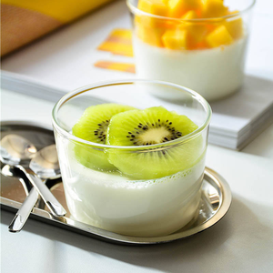 250ml High Borosilicate <strong>Glass</strong> Dessert Cups Heat Resistant <strong>Glass</strong> Pudding Cups Microwave Safe <strong>Glass</strong> <strong>Ramekins</strong> for Baking - Product Image 3