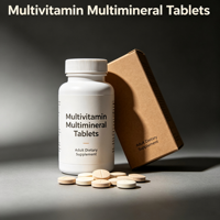 Comprimés de complément alimentaire multivitaminé et multiminéral |   Soutien nutritionnel quotidien pour le bien-être général du corps, utilisation quotidienne pour adultes