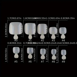 100 Uds puntas <span class=keywords><strong>de</strong></span> <span class=keywords><strong>uñas</strong></span> <span class=keywords><strong>de</strong></span> los <span class=keywords><strong>pies</strong></span> cuadrado corto cubierta completa acrílico Prensa <span class=keywords><strong>en</strong></span> <span class=keywords><strong>uñas</strong></span> <span class=keywords><strong>de</strong></span> los <span class=keywords><strong>pies</strong></span> <span class=keywords><strong>uñas</strong></span> francesas artificiales transparentes para mujeres Salón <span class=keywords><strong>de</strong></span> Arte DIY - Product Image 5