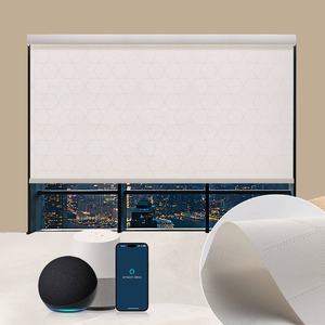 ستائر نوافذ مخصصة جاهزة من قماش واقي من الشمس، ستائر نوافذ شبه معتمة آلية، ستائر دوارة للمكاتب والفنادق - Product Image 4