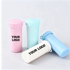 Cadeau d'entreprise, mug en plastique 350 ml, fibre de paille de blé, promotion, logo personnalisé imprimé, bouteilles d'eau, gobelets - Product Image 1
