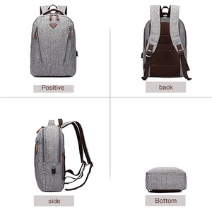 Custom Logo USB TravelBackpack <strong>Waterproof</strong> Hiking School Laptop <strong>Rucksack</strong> - Product Image 5