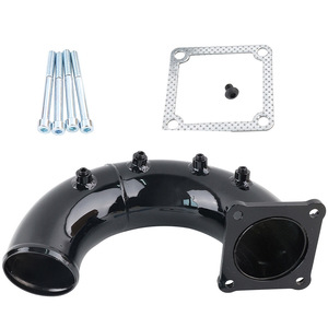 Kit de coudes d'admission en alliage d'aluminium noir pour Dodge 5.9L Cummins Diesel 3, tuyau d'admission d'air pour 98-02 - Product Image 1