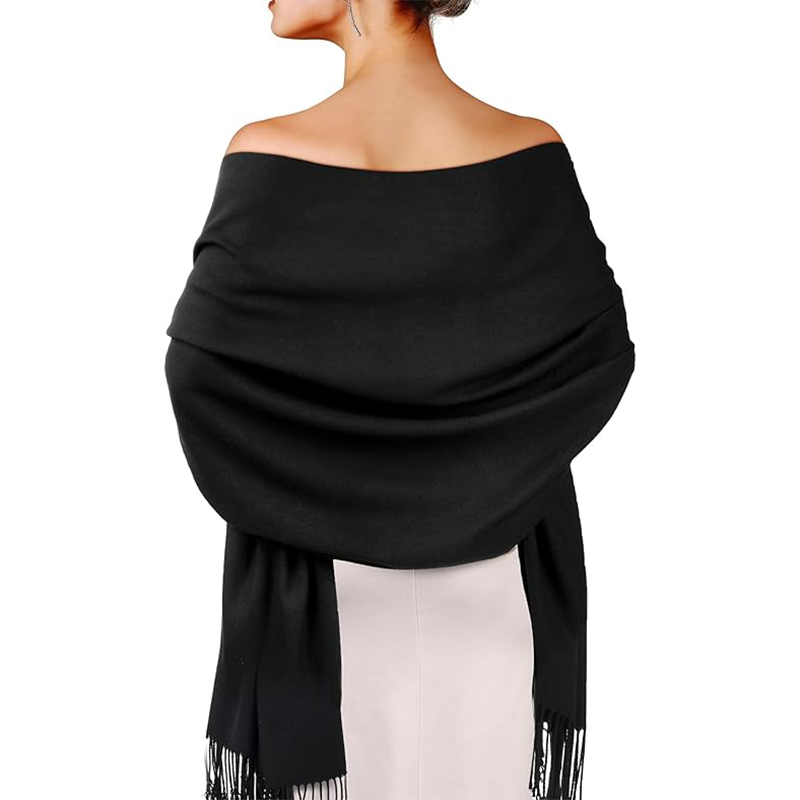 Faux Pashmina Shawl Luxurious Cashmere Feel Scarf