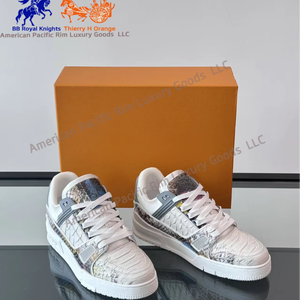 Chaussures de sport à motifs géométriques/écossais colorés, baskets de luxe plates et basses, décontractées, pour la marche et la course, tendance mode, souples - Product Image 4
