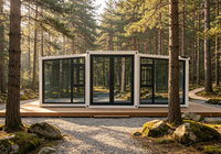 Maison conteneur préfabriquée pliable et extensible écologique pour les vacances, 20ft 30ft 40ft, isolée thermiquement, moderne, mobile, pour la plage