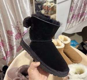 <span class=keywords><strong>Stivali</strong></span> da Neve CC Brand Ugs con Fiocco, Caldi e Foderati in Pelliccia per <span class=keywords><strong>Donna</strong></span>, Collezione Invernale 2026 - Product Image 3