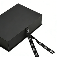 Boîte à perruque en papier pliable magnétique avec logo personnalisé de luxe