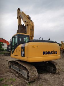 Mini-pelle d'occasion de vente chaude Komatsu PC160 16 tonnes d'excavatrice de machines de construction d'équipement d'occasion PC160 à vendre - Product Image 5