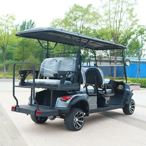 Off-road kulübü araba 4 tekerlek sürücü 48v 72v lityum pil Powered özelleştirilmiş 6 koltuklu elektrikli Golf arabası satılık