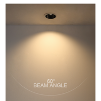 Prix de gros Plafonniers encastrés anti-éblouissement pour intérieur 7W 12W 15W, Lampe nid d'abeille, Éclairage de plafond LED, Angle de faisceau 60° °   Lumière descendante