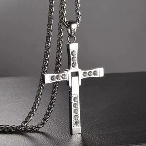 Collar de Eslabones de Acero Inoxidable Estilo Hip Hop Unisex, Estilo Speed Passion 10, Colgante Moderno Europeo Americano - Product Image 1