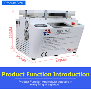 <span class=keywords><strong>12</strong></span> pollici <span class=keywords><strong>AK</strong></span> pro 5 in 1 LCD OCA Vuoto Macchina di Laminazione NESSUNA bolla Automatica Macchina Plastificatrice OCA Per LCD - Product Image 3