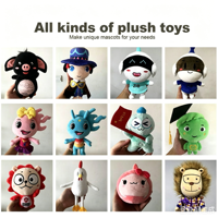 Peluche Abeille Personnalisée Faite à la Main, Jouet en Peluche Doux, Personnage de Dessin Animé, Poupée en Coton pour Cadeau de Compagnie et de Réconfort