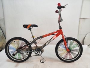 Vélo Hongteng 20 pouces à vitesse unique, freins V doubles, cadre en acier, performance optimisée avec pédales standard - Product Image 4