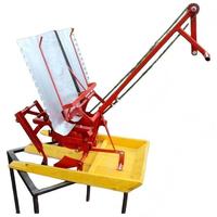 Repiqueuse de riz manuelle à deux rangs, haute productivité, 18 kg, machine à planter le riz à commande manuelle