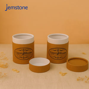 Emballage en tube de carton recyclable pour bougies et bocaux en verre, avec structure écologique - Product Image 4