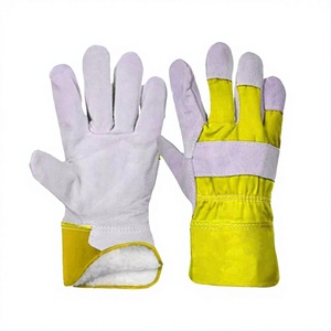 Gants de travail d'hiver résistants au froid Safety Bio Liner certifiés EN511, doublés de laine, en cuir imperméable, avec poignets caoutchoutés, 12 oz - Product Image 1