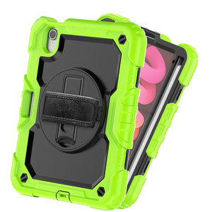 Custodia protettiva <span class=keywords><strong>per</strong></span> <span class=keywords><strong>iPAD</strong></span> mini6 in silicone 2021 custodia protettiva con tracolla <span class=keywords><strong>per</strong></span> bambini - Product Image 1
