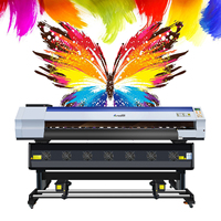 Nouvelle imprimante textile à sublimation haute vitesse I3200-A1 de 1,9 m, 4 cartouches, impression automatique DYE pour chapeaux, maillots de bain, jouets en peluche, drapeaux