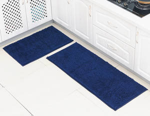 סיטונאי צבע מוצק אמבט מיקרופייבר ללא להחליק גומי מקלחת שטיחים מים רכים סופג צ 'ניל לשימוש ביתי - Product Image 3