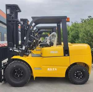 Chariot élévateur diesel FD50 100% NEUF 5 tonnes avec mât à <span class=keywords><strong>3</strong></span> sections et roues avant doubles - Product Image 2