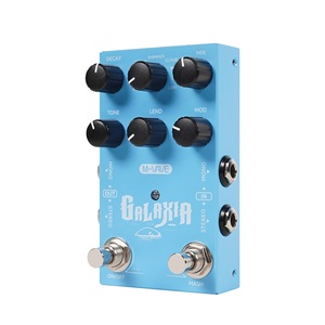 M-VAVE Galaxia Stereo <span class=keywords><strong>Reverb</strong></span> Gitarren-/Bass-Pedal mit Mehreren <span class=keywords><strong>Reverb</strong></span>-Modi (<span class=keywords><strong>Spring</strong></span>/Hall/Room/Plate/Shimmer/Cloud/Bloom/Swell/Lofi) - Product Image 2