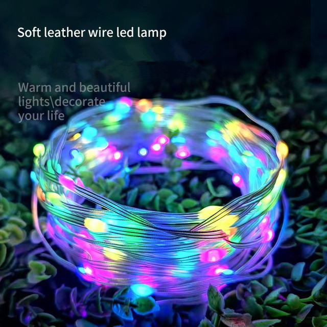 Christmas Decorative Colorful RGB USB 5V 4040 10LED/m IP65 Waterproof RGBIC Atmosphere LED Micro String Light