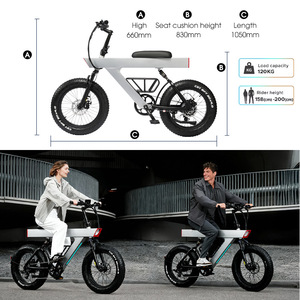Bicicletas Eléctricas de Montaña de Alta Potencia con Motor Trasero de 750W, 48V, Batería de Litio, Cuadro de Acero al Carbono, Neumáticos Anchos y Suspensión Completa para Adultos - Product Image 3