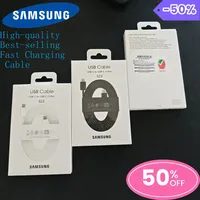 Câble de données USB-C vers USB-C 1,8 m 3A à charge ultra rapide avec gaine en PVC pour S23/S20/S21/S22/S25 Plus/Ultra