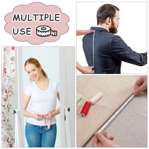 Mini 150cm/60 Inch Automatic Retractable Sewing <b>Craft</b> <b>Tape</b> Measure Soft Plastic Steel Body <b>for</b> Tailors Promotional <b>Tape</b> Measure - Product Image 4