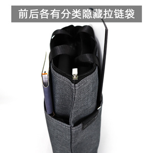 Large Capacity Three Layer <b>Document</b> Bag 34x37x6cm Polyester Lining Business Office Meeting File <b>Folder</b> Briefcase With Logo Print - Product Image 4