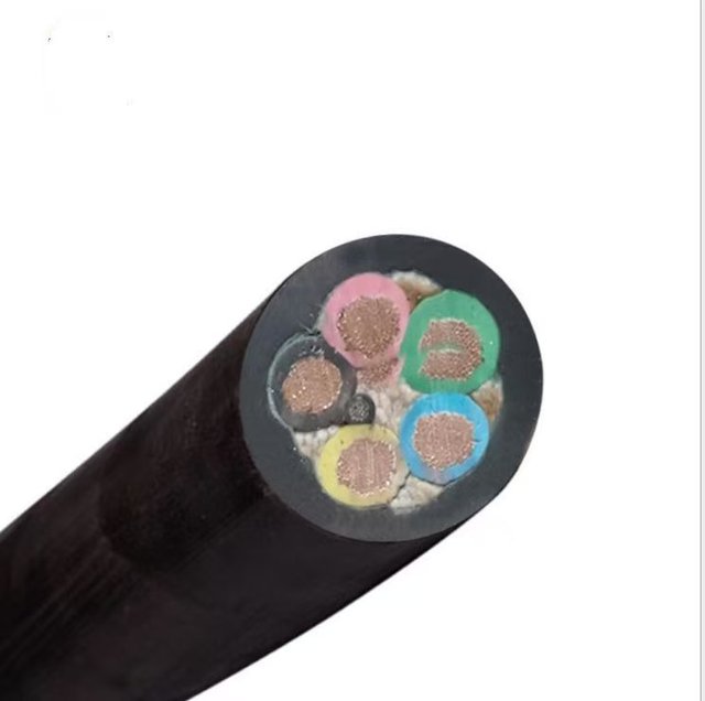 Tensile and Compression-resistant, Rubber-sheathed Flexible Cable for Outdoor Use YCW3*95+2/3*120+2 for Construction Projects