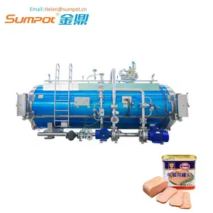 SUMPOT vente chaude corned beef peut vapeur autoclave stérilisateur machine