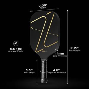 Nouveau modèle 2026 : Surface de frappe portable thermoformée sans bordure, haute qualité, en carbone T700, noyau alvéolaire, approuvé USAPA - Product Image 3