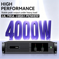 Amplificateur Paulkitson PFC20000 Classe TD, amplificateur de puissance professionnel, 2 canaux, 2x4000W, amplificateur de puissance audio 2U