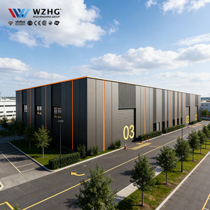 Edificio de Estructura de Acero con Paneles Sándwich, Almacén Industrial para Taller y Oficina con Vida Útil de 50 Años - Product Image 1