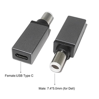 Adaptateur d'alimentation cc universel connecteur USB C à 7.4x5.0 4.5x3.0 5.5x2.5mm convertisseur de prise Jack pour ordinateur portable Hp Asus Lenovo