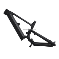 Cadre de vélo électrique Dengfu E10 EMTB à suspension intégrale en fibre de carbone, moteur central Bafang M510 M560, batterie 840WH, UDH 29ER Boost 148*12mm