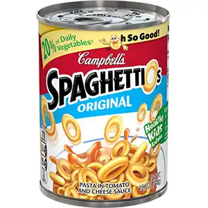 Campbell'ın SpaghettiOs konserve makarna, orijinal, 15.8 oz.